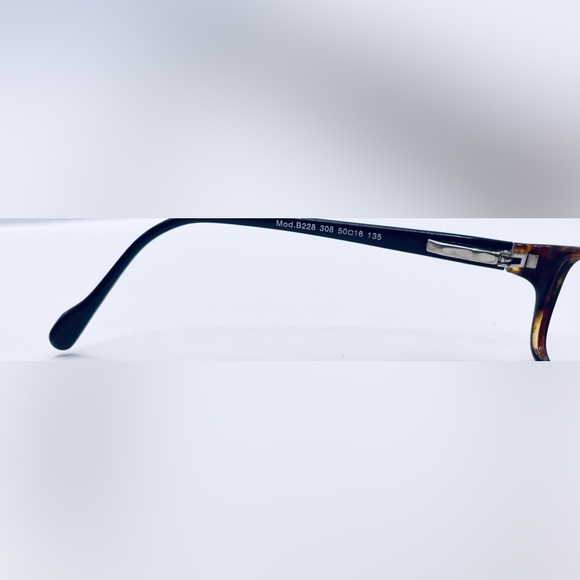 Vintage Jeff Banks B228 Tortoise Rectangular Sunglasses Frames Only - Picture 8 of 8